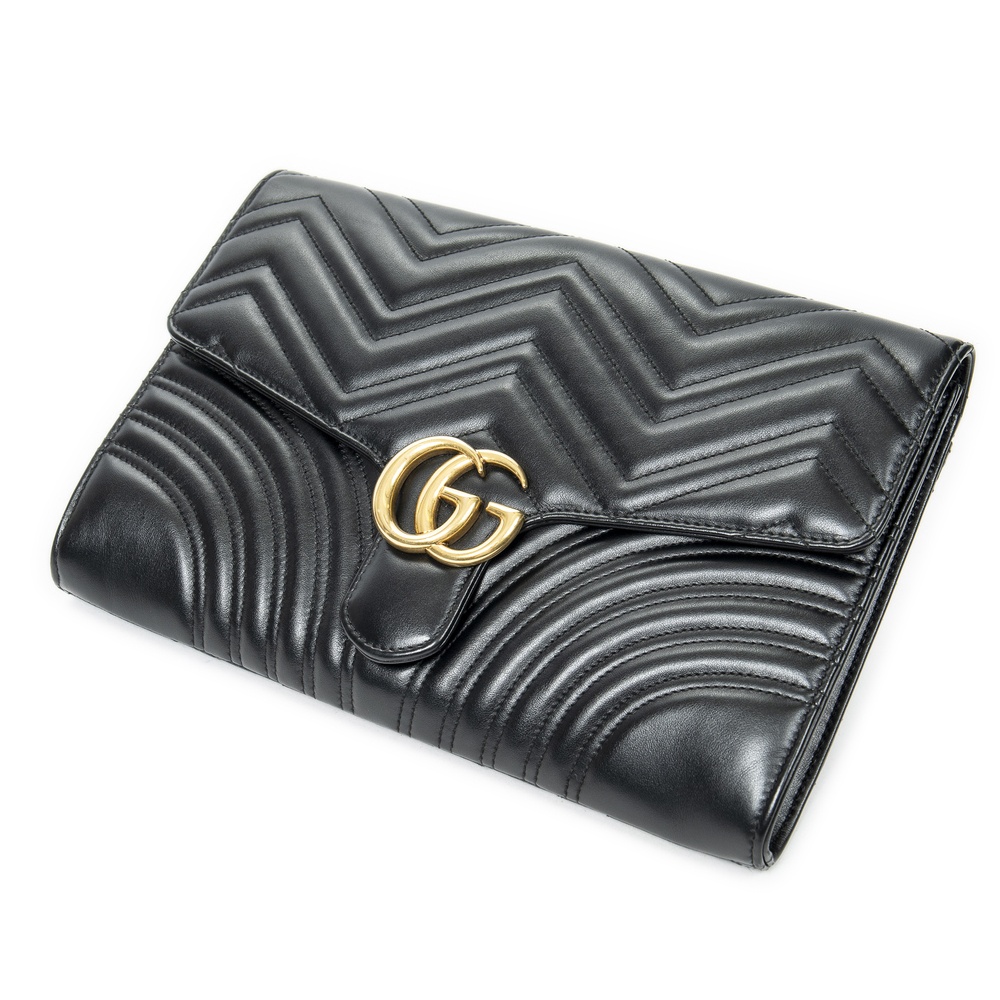 Gucci GG Marmont Flap Clutch